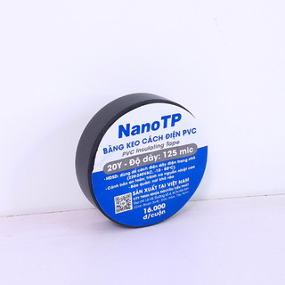 Băng Keo Cách Điện NanoTP Siêu Dính - 10, 20, 30 Yards - 10 Cuộn / Cây - BKĐ-thietbidienelec68