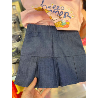 SET ÁO VÁY THỦY THỦ HỌA TIẾT SUMMER PHỐI CHÂN VÁY JEAN MỀM XINH IU CHO BÉ| ANHMYBABY