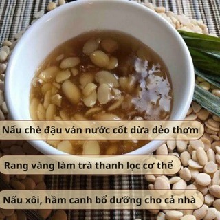 [500Gr] Đậu Ván Thuần Việt Hồn Quảng - Đậu Mùa Mới, Không Chất Bảo Quản - Nấu Chè, Hầm Cháo, Nhanh Mềm