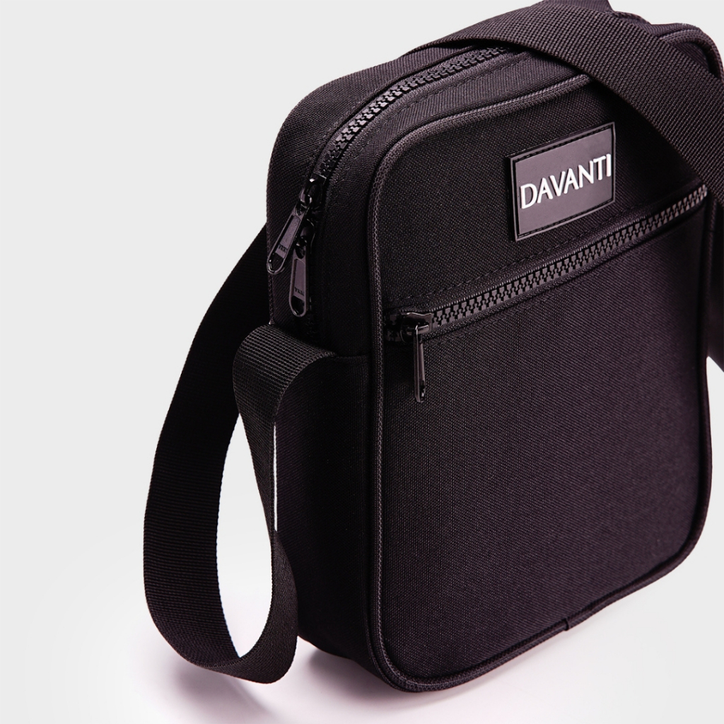 Túi Đeo Chéo Nam Nữ Canvas Dáng Hộp DV300 - Túi Đeo Chéo Mini Chống Nước Thời Trang Năng Động