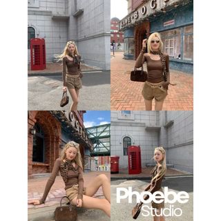 Áo Cổ Tròn Viền To, Tay Dài Cotton - Phoebe Studio [AO00292]