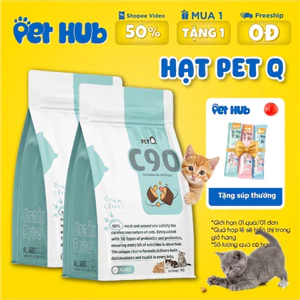 Hạt PetQ Churro C90,C90U,C90K, Thức Ăn Hạt Pet Q Cho Mèo Dinh dưỡng, Ngon miệng, Dễ tiêu hóa