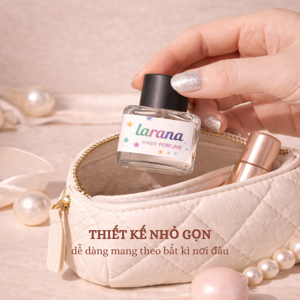 Nước hoa chăm sóc vùng kín Larana Inner Perfume giúp vùng kín luôn thơm tho, lôi cuốn quyến rũ