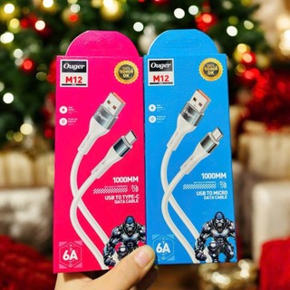 HOT Cáp sạc Ouger Kingkong M12 Cáp sạc nhanh 6A ⚡️⚡️ sẵn 3 chân SẠC SIÊU NHANH (phukienmk10)