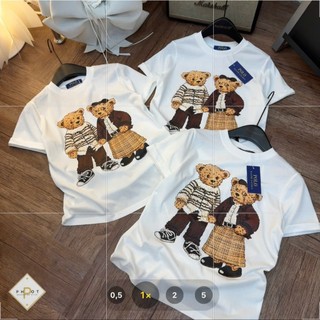 Áo Thun Nữ Babytee Gấu Đôi Form Vừa QCCC Cao Cấp