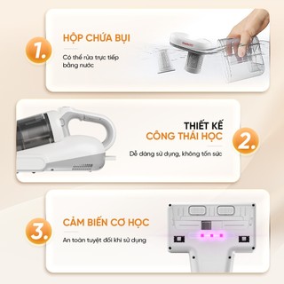 Máy Hút Bụi Giường Nệm Masuto MSDreamer - Máy Hút Bụi Cầm Tay Diệt Khuẩn UV, Công Suất Lớn