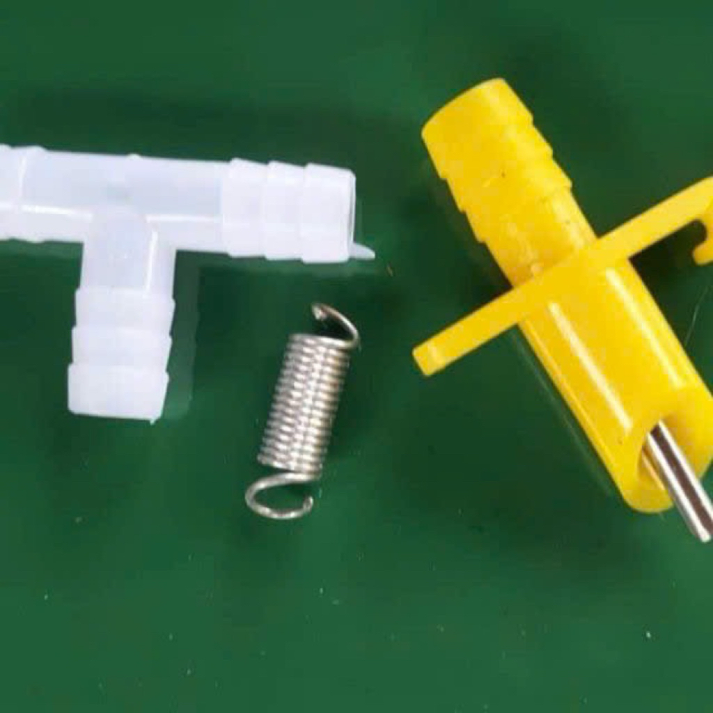 Túi 100 van nhựa vàng uống nước tự động cho thỏ (shop mới bán rẻ lấy tương tác)