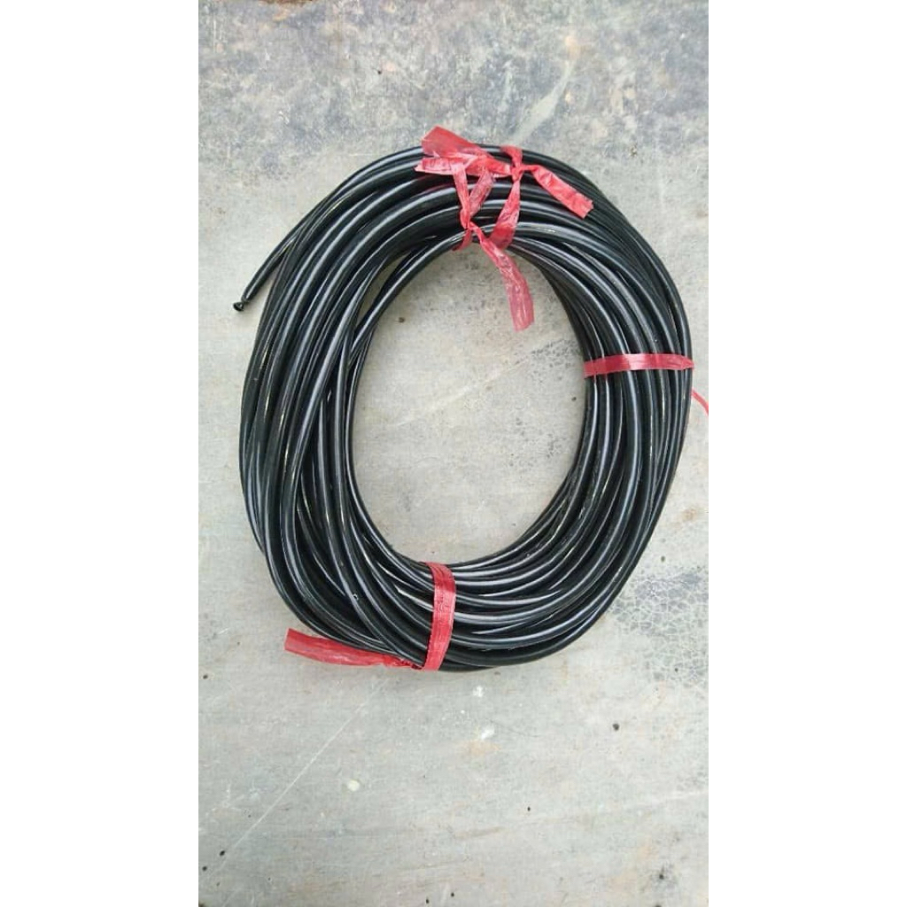 1 Cuộn dây tio đen chống rêu phi 8 chuyên lắp van uống nước tự động cho thỏ chim gà