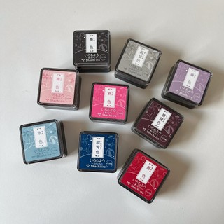 Mực dấu Shachihata mini size nhiều màu