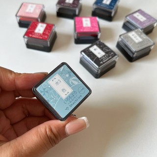 Mực dấu Shachihata mini size nhiều màu