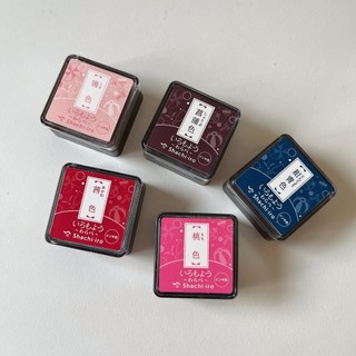 Mực dấu Shachihata mini size nhiều màu