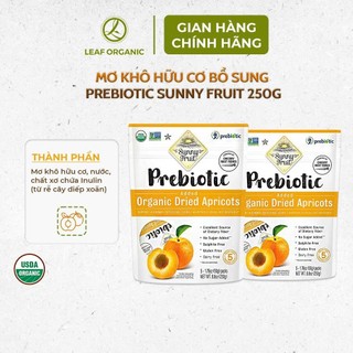 Trái Cây Khô Hữu Cơ Sunny Fruit Bổ Sung Prebiotic Tốt Cho Tiêu Hóa & Tái Tạo Hồng Cầu (Mơ/Sung) - Natural Market