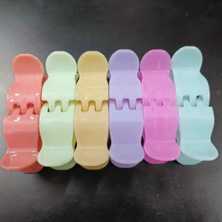 Set 12 Kẹp Càng Cua 5 Răng Pastel Bền Đẹp Giá Rẻ Bèo Đủ Màu