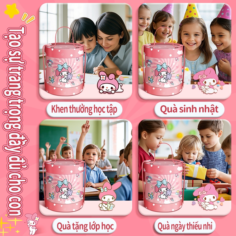 Đồ Dùng Học Tập Siêu Xinh, Bộ Quà Tặng Sinh Nhật + 1/6, Gồm Văn Phòng Phẩm Và Túi Bút Cho Bé