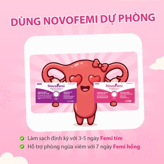 NovoFemi pH Revive suppo -  Phục hồi PH, giảm khô, ngứa rát, giảm dịch tiết bất thường.