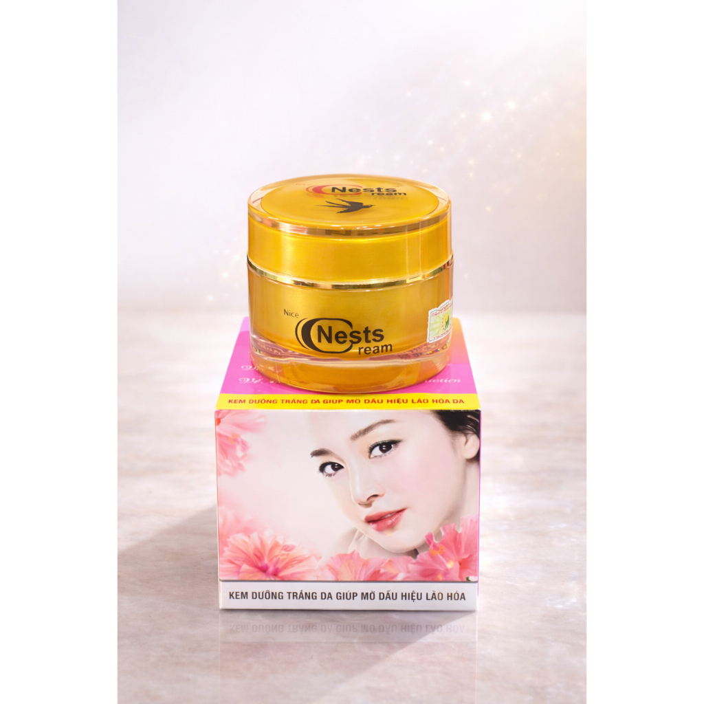 NICE NESTS - KEM DƯỠNG TRẮNG DA GIÚP MỜ DẤU HIỆU LÃO HÓA DA - 30G