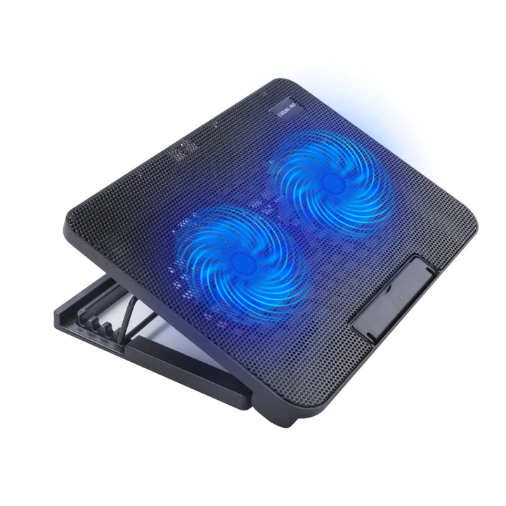 Đế Tản Nhiệt Laptop N99 cho laptop từ 13.3 đến 17 inch 2 Fan , Đế Nâng 45 Độ loại tốt
