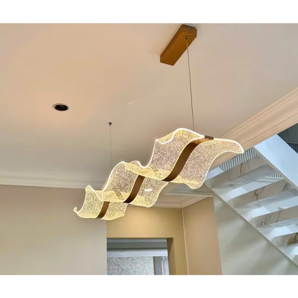 Đèn thả bàn ăn đèn thả trần EVA AP50456 3 chế độ ánh sáng dài 1m2 trang trí phòng khách, phòng ăn, quán cafe BH 12 tháng