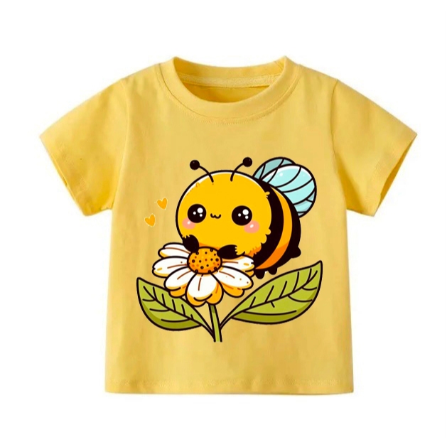 👕 Áo Thun Bé Gái mềm mịn thoáng mát in hình dễ thương 👕 AT680