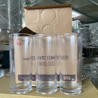 Bộ 12 Ly Cốc Thủy Tinh Ống 275ML Cẩm Đạt PCD21002 - Trường An VN