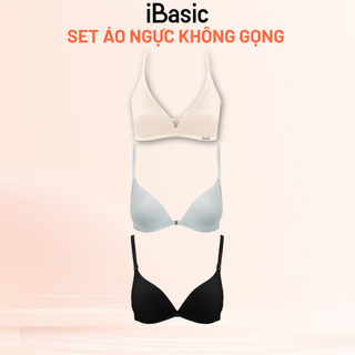 Set 3 Áo ngực nữ không gọng phom tam giác iBasic - Deal Độc Quyền