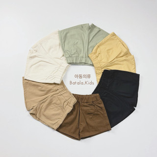 Quần short kaki cho bé Batala Kids, Quần đùi kaki bé trai bé gái phong cách Hàn Quốc SHORT KAKI 2024