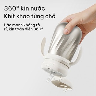 Youkebei Bình Giữ Nhiệt Cho Bé Inox 316 – 6 Lớp, Ống Hút 70° Chống Sặc, Có Khóa, Không Rò Rỉ