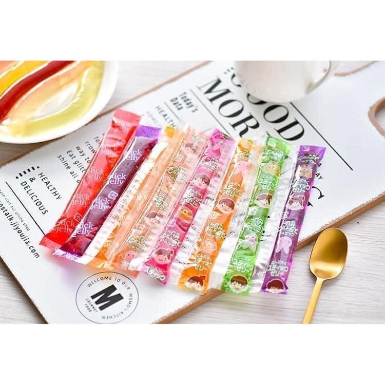 Thạch que 100% nước ép trái cây RIBON Nhật Bản an toàn cho bé