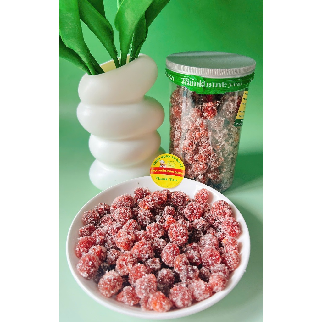 Hộp 500g Mứt chùm ruột Chanh Muối _ăn vặt, food, ngon