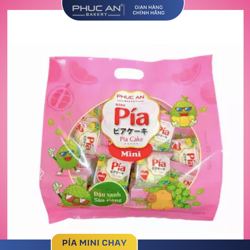 Bánh Pía Mini Chay Phúc An Gói 400gr - 20 Bánh/Túi | Shopee Việt Nam