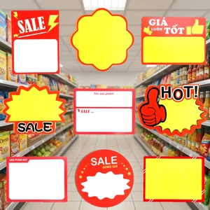 Combo 2 Bảng giá, Bảng giá sale, Bảng giảm giá tự ghi viết xoá nhiều lần cho cửa hàng, siêu thị