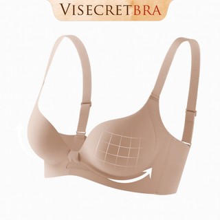 KOL - 250863 -- VISECRETBRA Áo Ngực Bra Áo Lót Nữ Su Đúc Mút Đệm Dày Vừa Thoáng Khí Nâng Ngực Nhẹ Bảng Lưng Thưòng