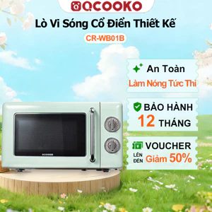 Lò Vi Sóng Bản Mini Cổ Điển Cho Gia Đình/ Công Ty QCOOKER Dung Tích Lớn 20L 1150W Làm Nóng Nhanh