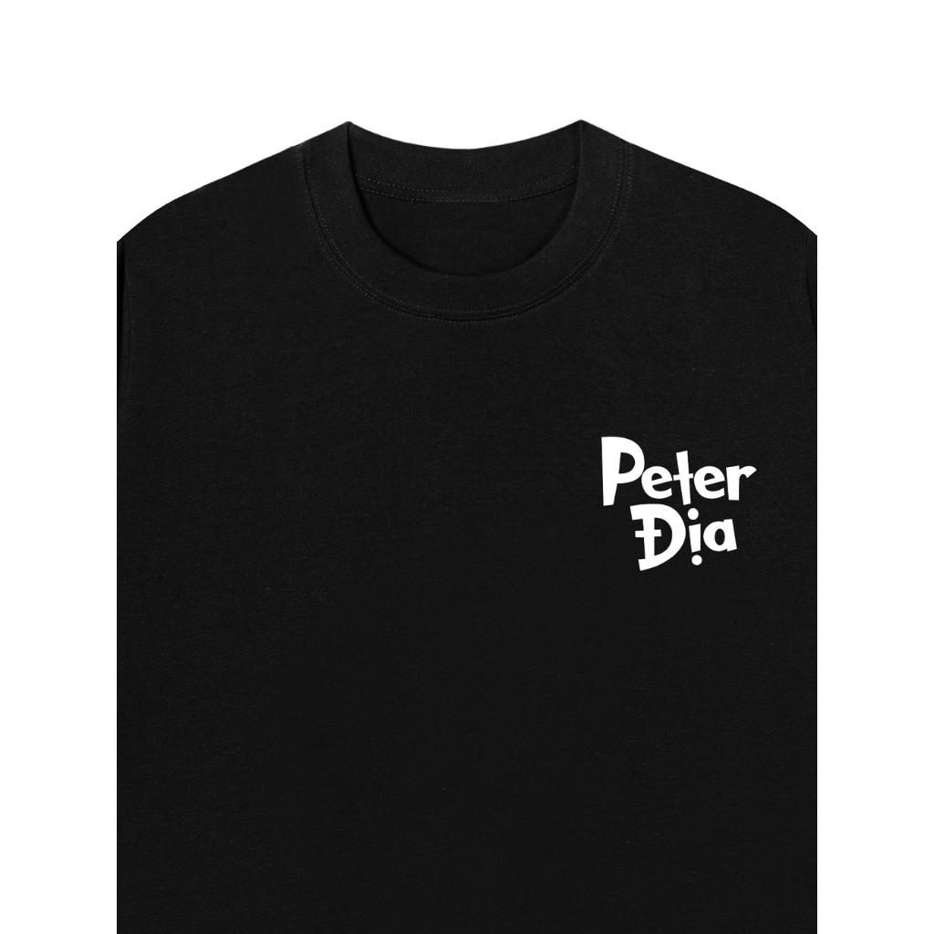 Áo Vớ Vẩn Vui Tươi Áo Thun PETER ĐỊA Cotton 100% Oversize Nam Nữ TS89