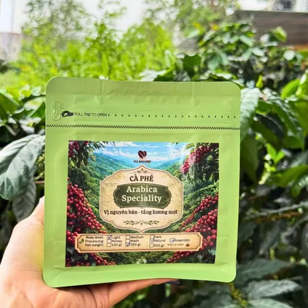 Cà phê Arabica Specialty, Hoàng Hiệp Coffee, cà phê hạt,hàng đặc sản, thơm hương trái cây, 250g