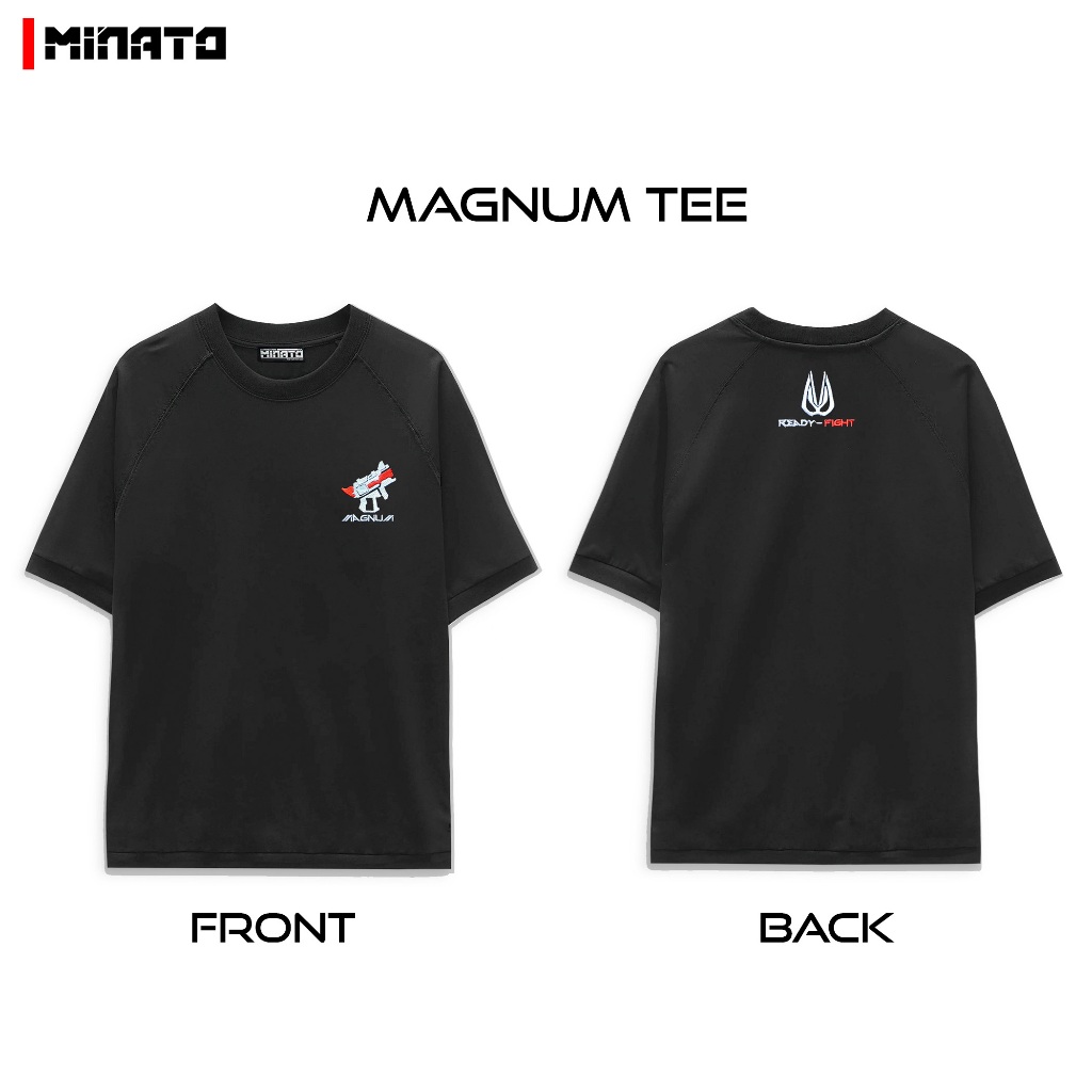 Áo Thun Magnum & Zombie Thêu  Unisex Nam Nữ Form Rộng Oversized