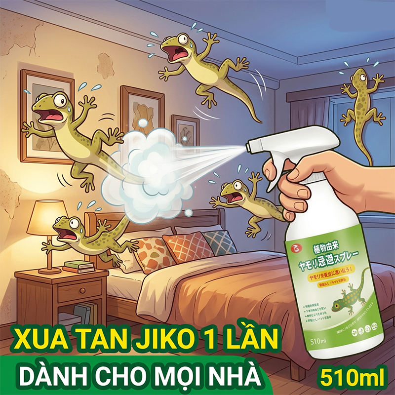 🦎 Phiên bản mới 2026 🦎 Xịt xua tắc kè, thằn lằn 510ml, dung tích lớn, chiết xuất thiên nhiên, an toàn
