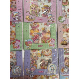 Vỷ 20 túi sticker cô gái dễ thương hyc