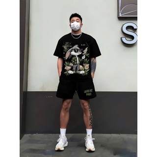 Bộ Thể Thao Nam Nữ Đẹp Phối Hình Thỏ 4:20 Sành Điệu,Chất Liệu Cotton Mềm Mịn Thấm Hút Mồ Hôi Cực Tốt Siêu Thoáng Mát