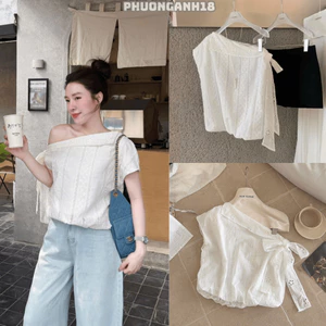 Áo lệch vai kiểu mới hàng QC 1174 A135