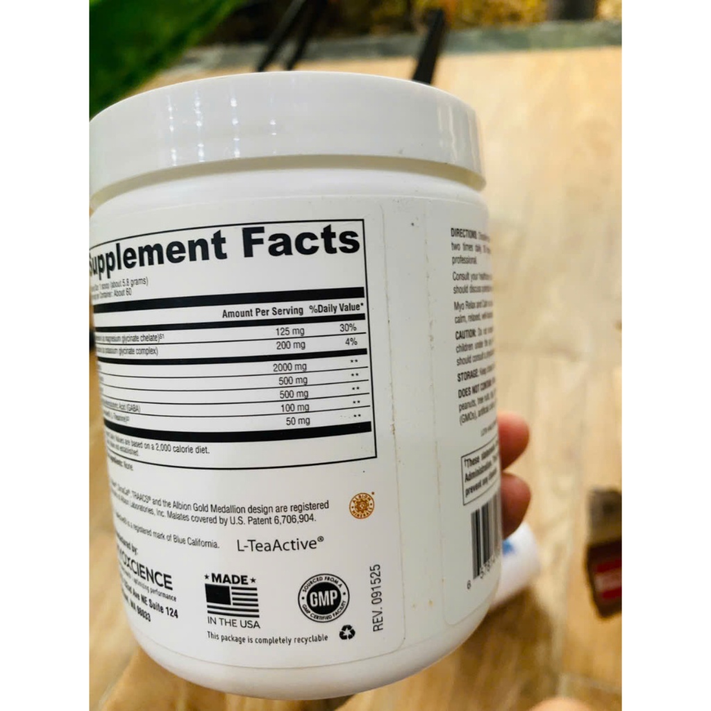MYOXCIENCE S;up/p;o;r'ts H-e'a'lt/hy N;eur9ot/r;a;ns;mi;tte;r Acti;vity: In;clu;d/es s;i;t;ol and t'a;ur;in;e to a;i'd i