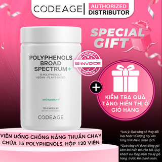 TPBVSK Viên Uống Bảo Vệ Sức Khỏe Codeage Polyphenols Broad Spectrum, hộp120 viên