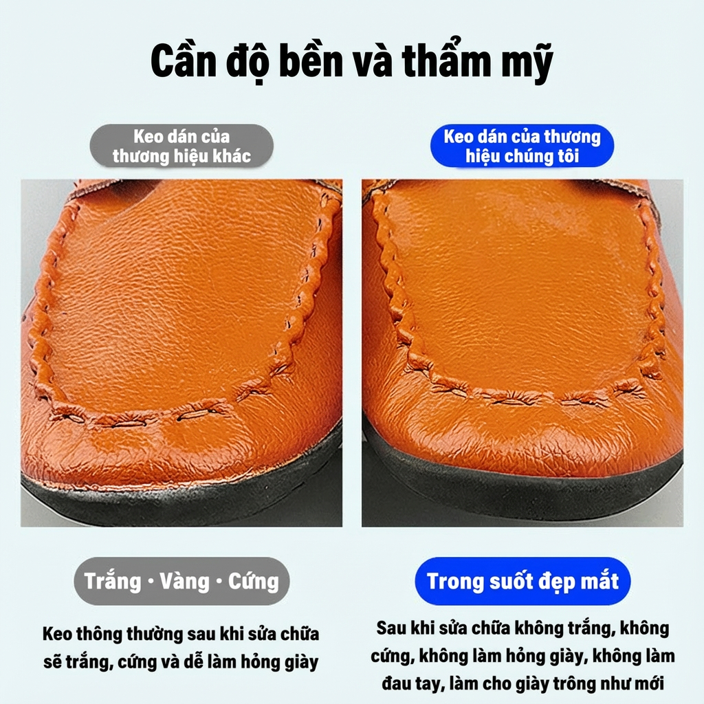 👟 Dính chắc trong 1 giây 🛠️ Mua 2 tặng 1 Keo dán giày, keo dán cao su, chống nước, bền chắc, sửa giày nhanh chóng