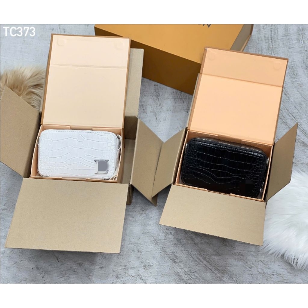 Túi Đeo Chéo Eoo Vỳy Da Cá Sấu Cao Cấp Fullbox – Form Chuẩn Sang Trọng, Khóa Kim Loại Bền Bỉ