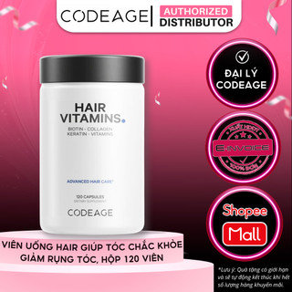 [KOL]TPBVSK Viên Uống Bảo Vệ Sức Khỏe Cho Tóc Codeage Hair, hộp 120 viên