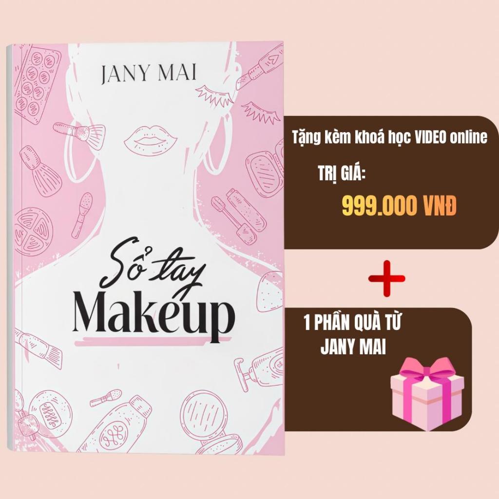Sổ tay makeup janymai tặng khóa học makeup online
