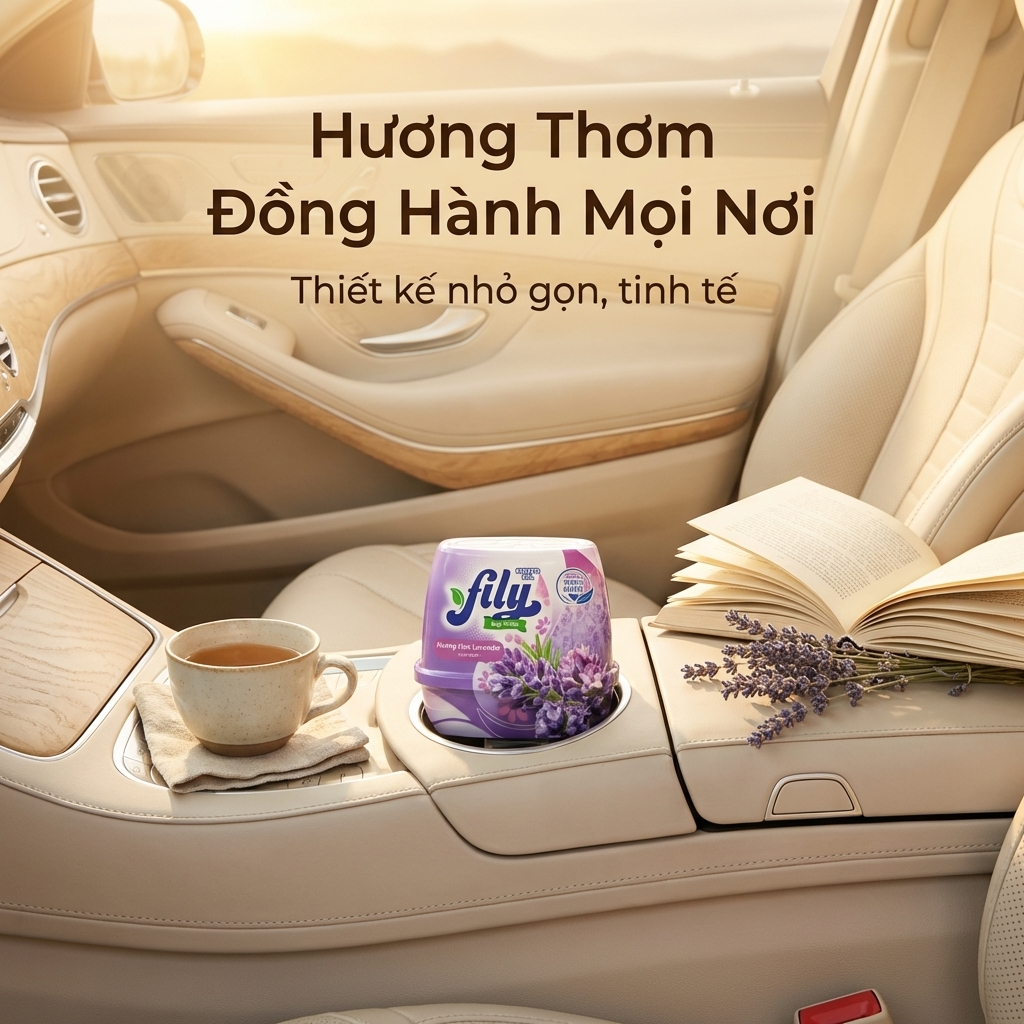 COMBO 5 Sáp Thơm Phòng Khử Mùi Fily Sáp Khử Mùi Thơm Phòng Hương Dịu Nhẹ Cho ô tô Tủ Đồ Tủ Quần Áo