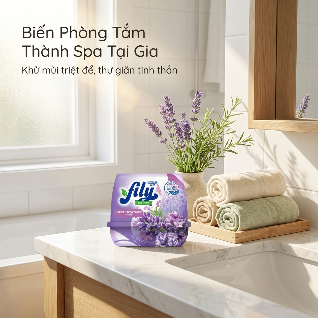 COMBO 5 Sáp Thơm Phòng Khử Mùi Fily Sáp Khử Mùi Thơm Phòng Hương Dịu Nhẹ Cho ô tô Tủ Đồ Tủ Quần Áo