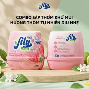 COMBO 5 Sáp Thơm Phòng Khử Mùi Fily Sáp Khử Mùi Thơm Phòng Hương Dịu Nhẹ Cho ô tô Tủ Đồ Tủ Quần Áo