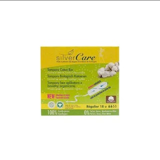 Tampon Hữu Cơ Silvercare Regular 18 Miếng – Tự Do Vận Động, Bảo Vệ Dịu Nhẹ Từ Sợi Bông Thuần Khiết - Natural Market